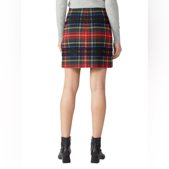 J.Crew Women's Size 12 Tartan Plaid Mini Skirt Multicolor Party Cocktail Holiday - Picture 2 of 10